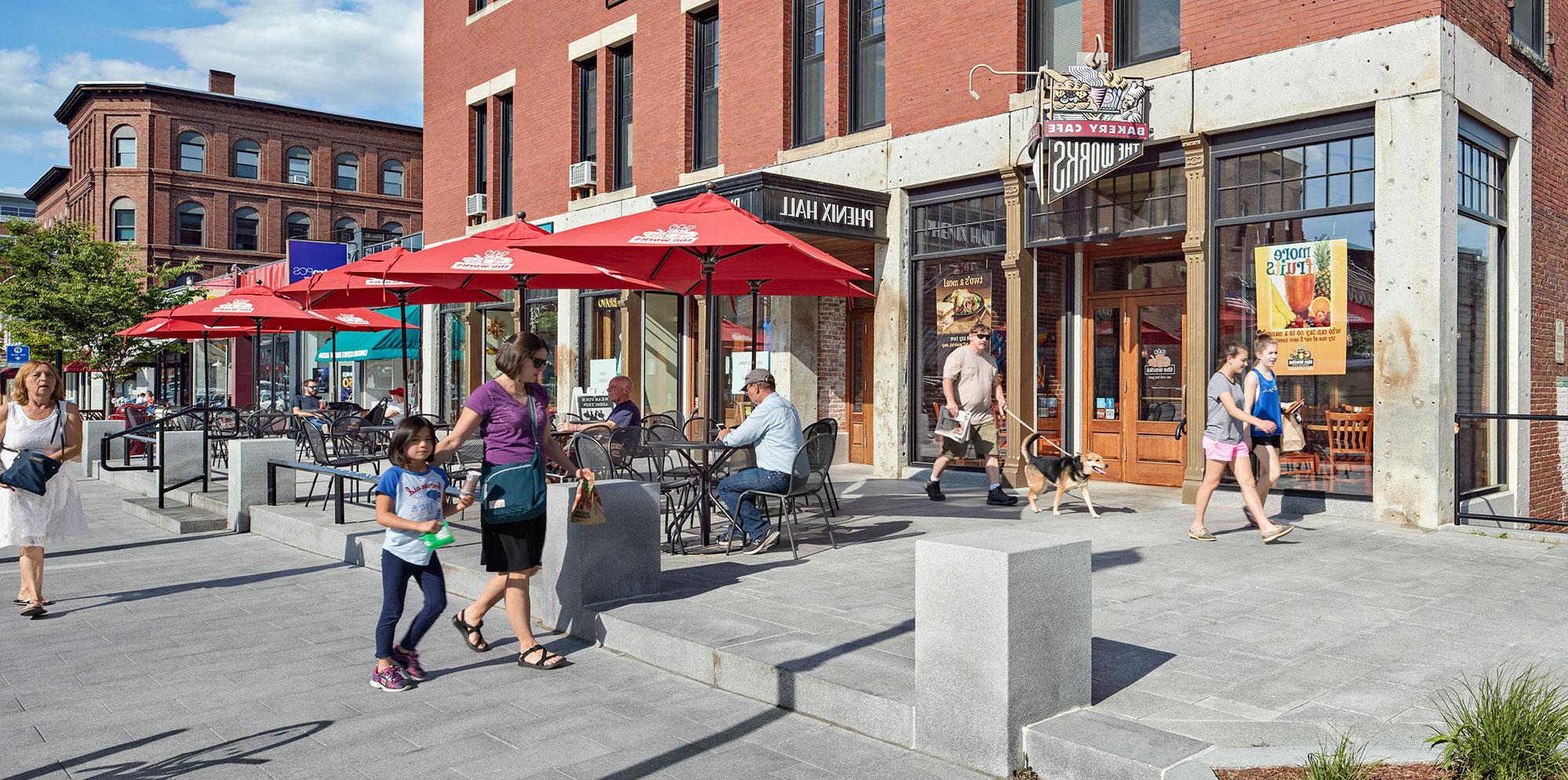 Concord Streetscape restaurants